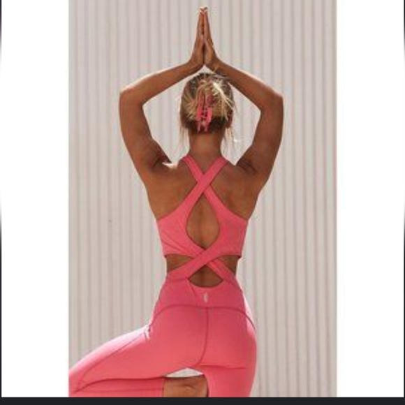 Free People Movement back it up onsie athletic new XS - Picture 2 of 11